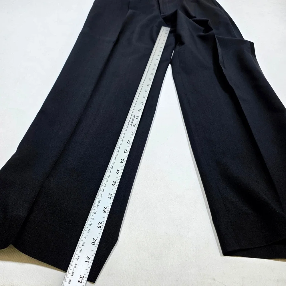 Tallia Tuxedo Suit Mens Black Tie Satin Peak Lapel Formal Wedding Gala 2pc Set